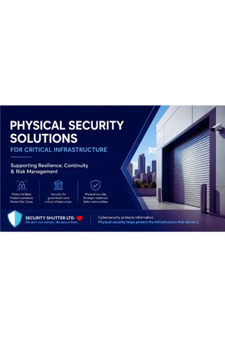 Physical Security Solutions for Critical Infrastructure: Supporting Resilience, Continuity & Risk Management