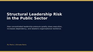 Structural Leadership Risk in the Public Sector