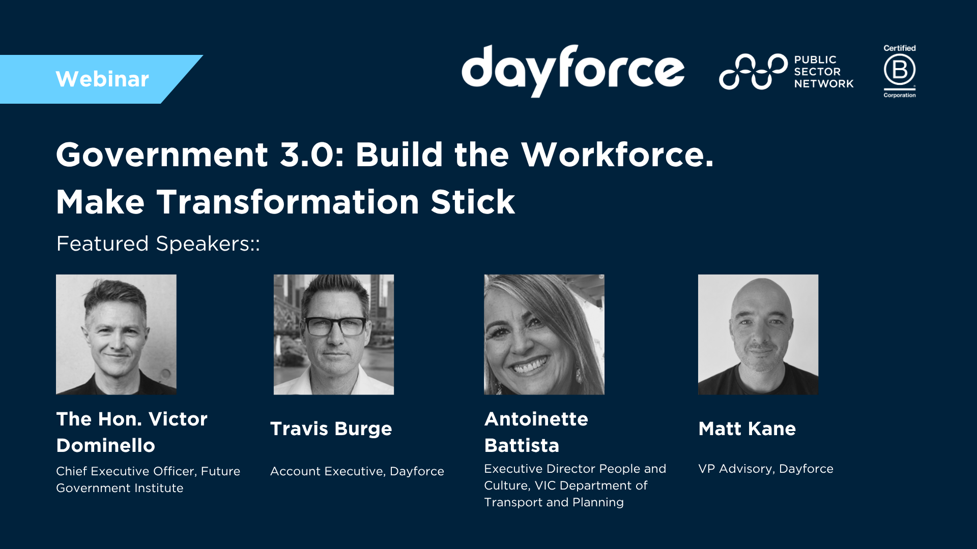 Government 3.0: Build the Workforce. Make Transformation Stick