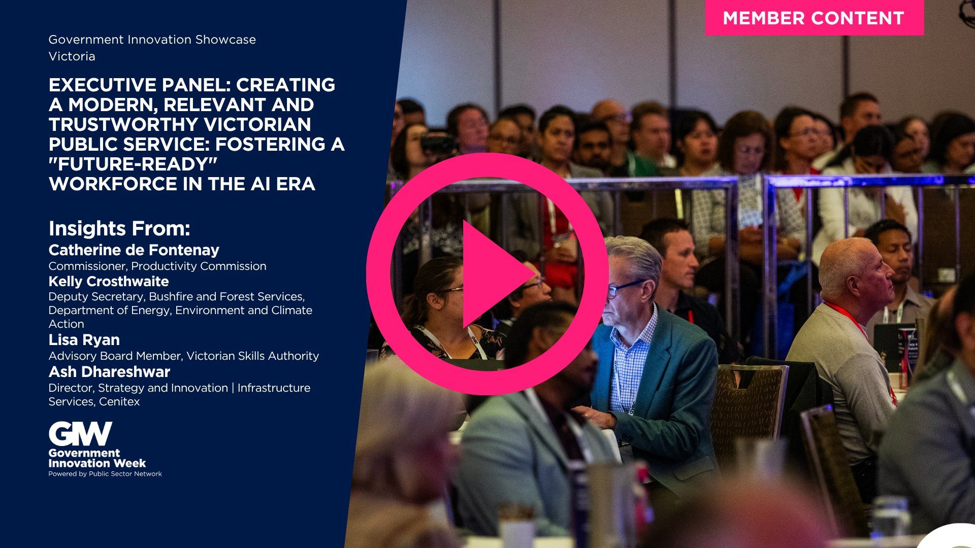 Executive Panel: Creating A Modern, Relevant and Trustworthy Victorian Public Service: Fostering A "Future-Ready" Workforce in the AI Era