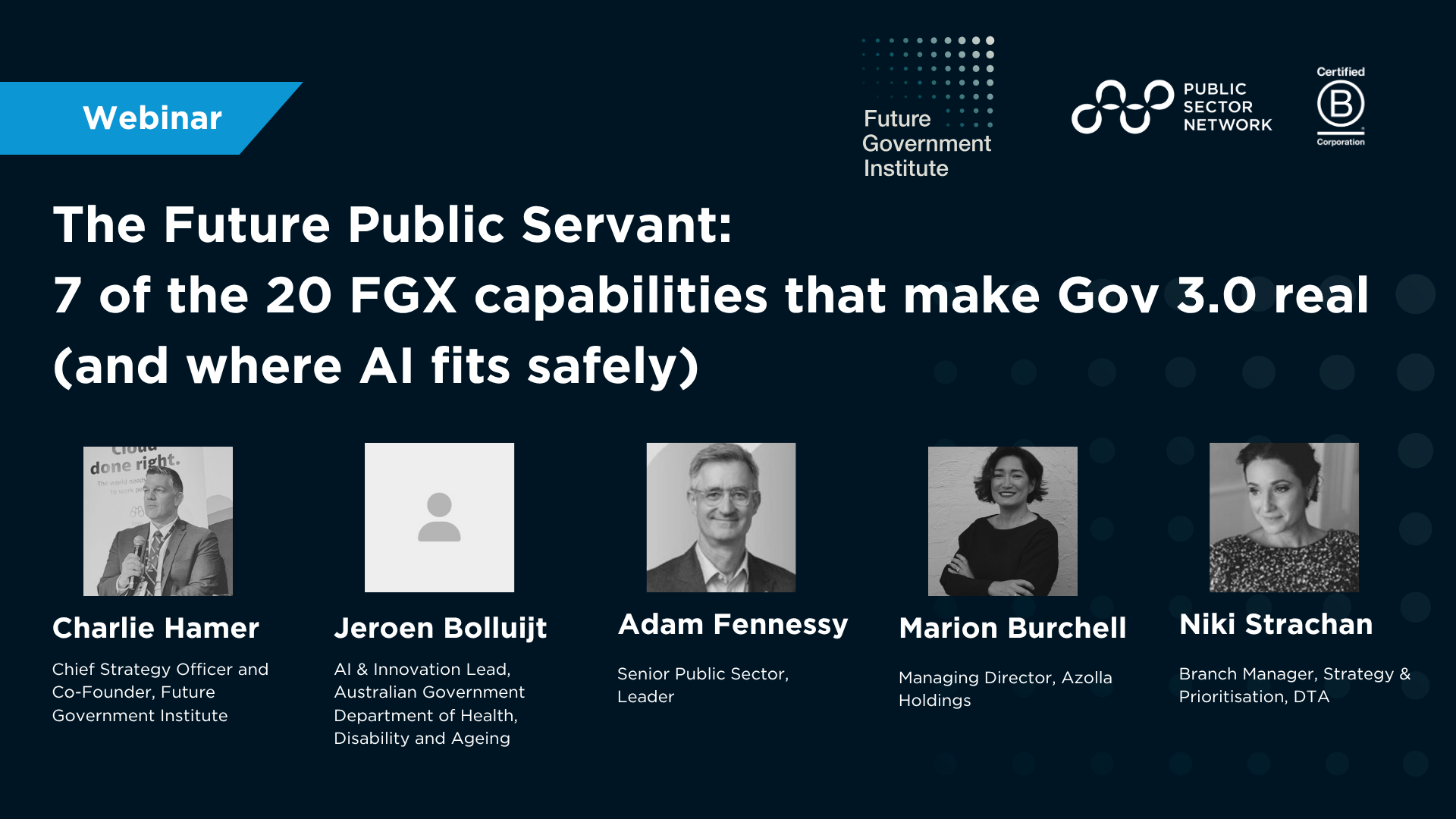 The Future Public Servant: 7 of the 20 FGX capabilities that make Gov 3.0 real (and where AI fits safely)