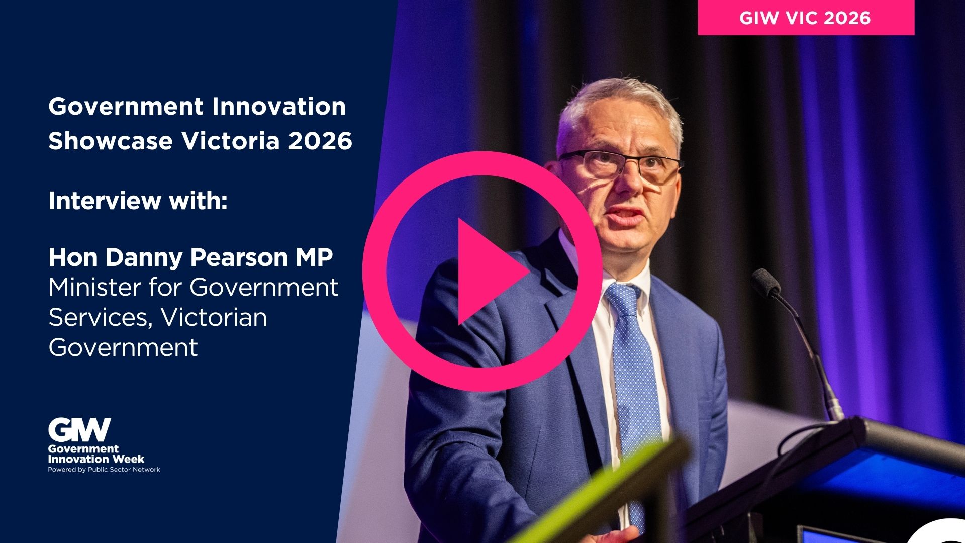 Let's Chat: The Hon Danny Pearson MP, Minister for Government Services, Victorian Government