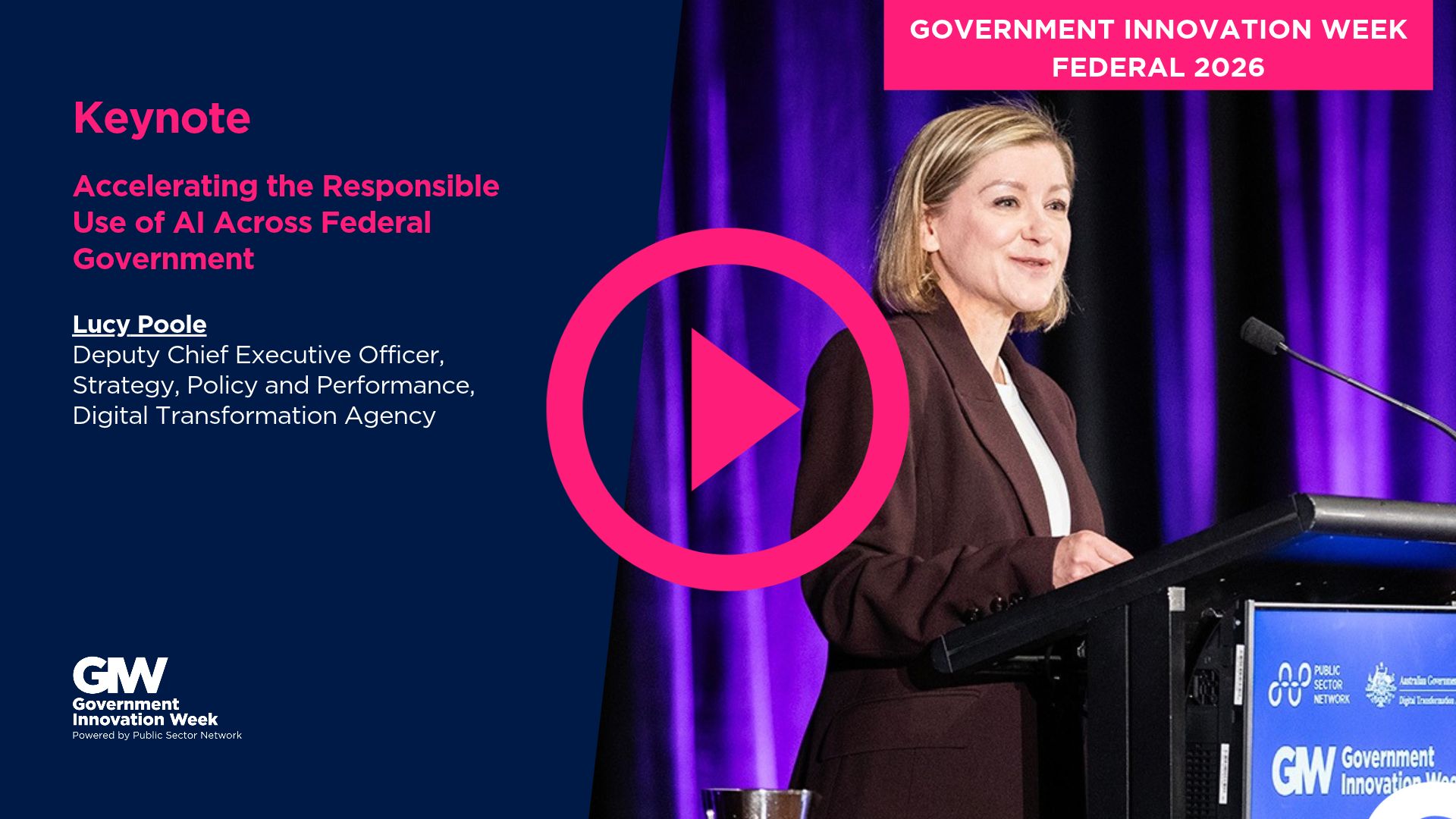 GIW FED Innovation 2026: Accelerating the Responsible Use of AI Across Federal Government