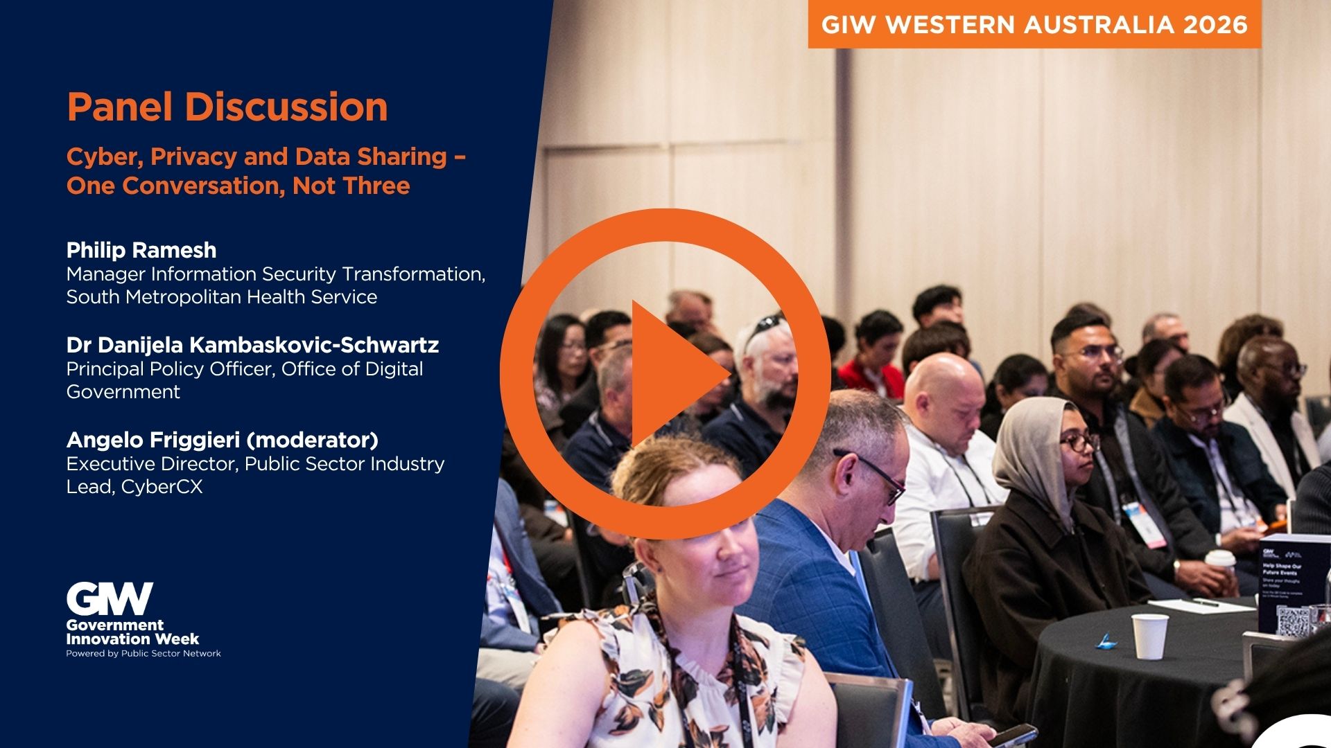 GIW WA 2026: Cyber, Privacy and Data Sharing – One Conversation, Not Three